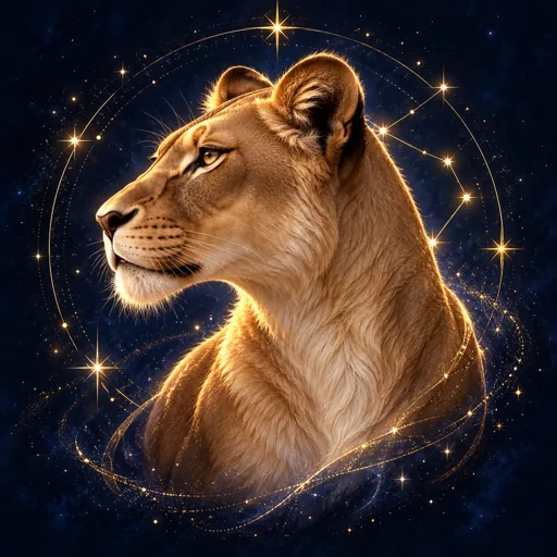 Leo, retrato femenino de la colección zodiacal de MIAgenda.